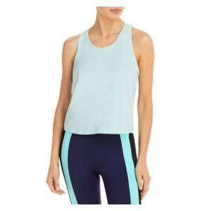 PUMA Womens Aqua Moisture Wicking Sleeveless Scoop Neck Active Wear Tank Top M